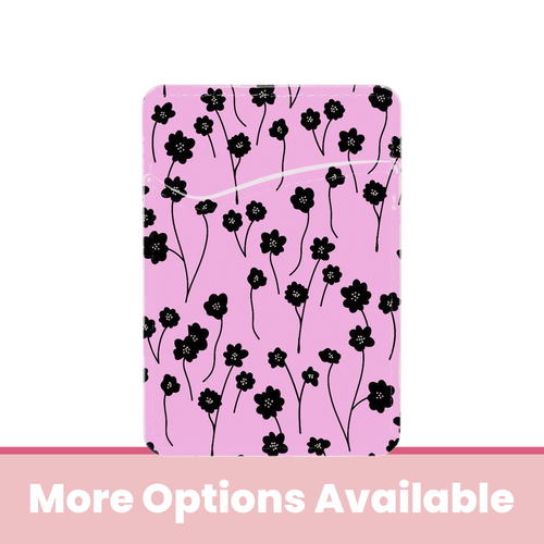 Midnight Meadow Adhesive Rose Pocket