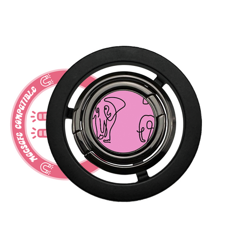 Pink Elephant MagSafe Rose Ring