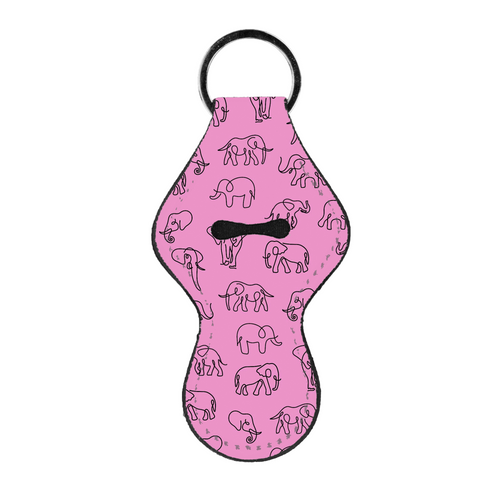 Pink Elephant Lip Balm Holder