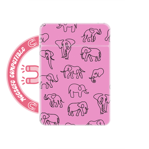 Pink Elephant MagSafe Glam Pocket