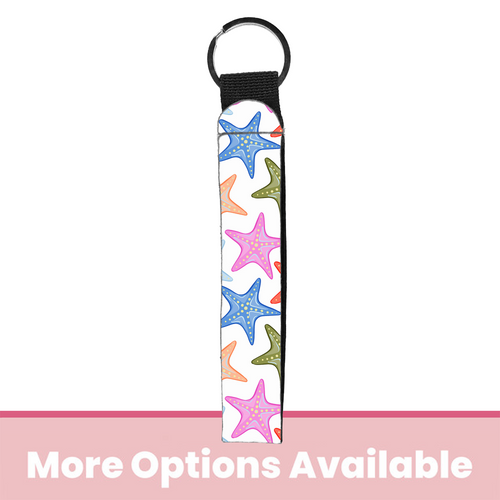 Sea Stars Wristlet Key Chain