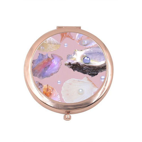 Mother of Pearl Compact Mirror