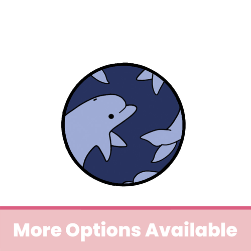 Dolphin Divas Adhesive Rose Grip