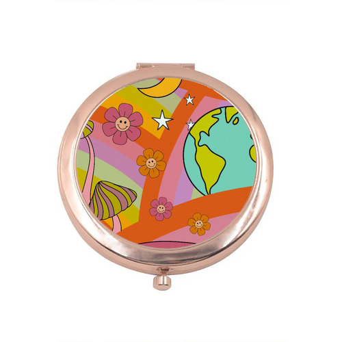 Hippie Dippie Compact Mirror