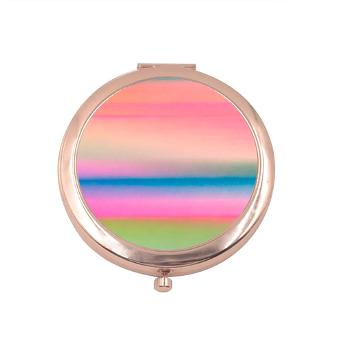 Sunset Smear Compact Mirror