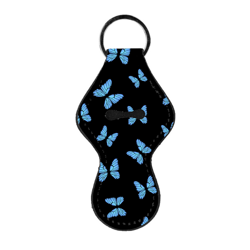 Blue Butterflies Lip Balm Holder