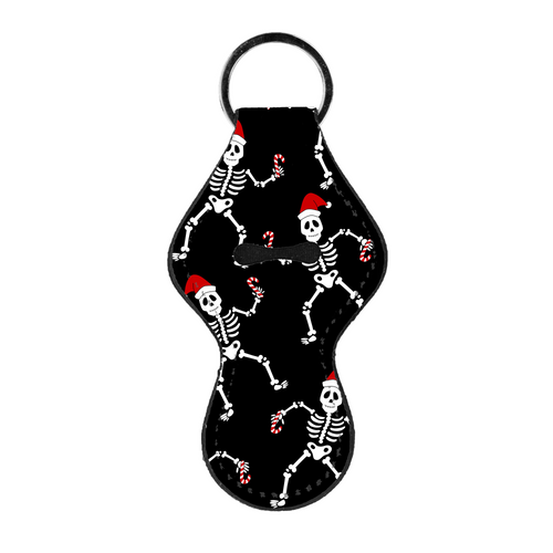 Santa Skeletons Lip Balm Holder