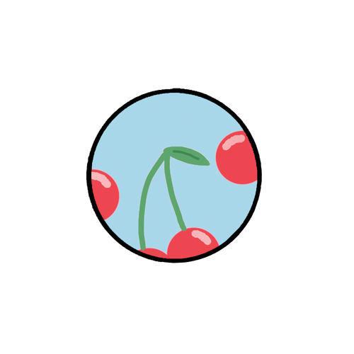 Cherry on Top Adhesive Rose Grip