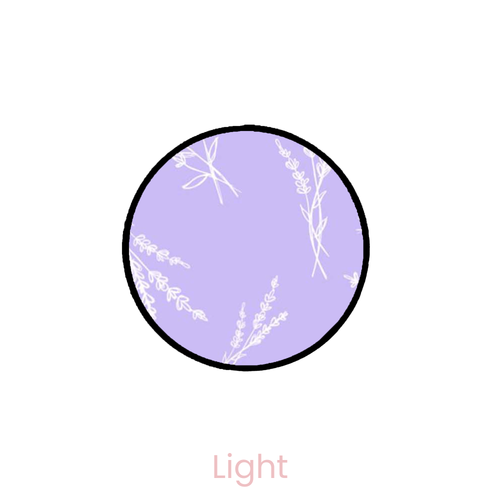 Lavender Ferns Adhesive Rose Grip
