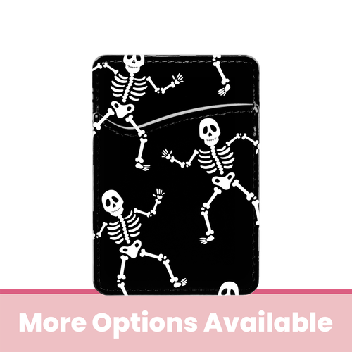 Dancing Skeletons Adhesive Rose Pocket