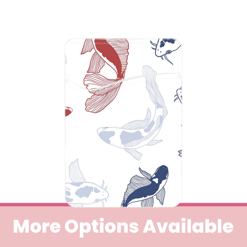 Koi Fish Adhesive Rose Pocket
