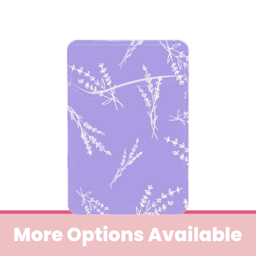 Lavender Ferns Adhesive Rose Pocket