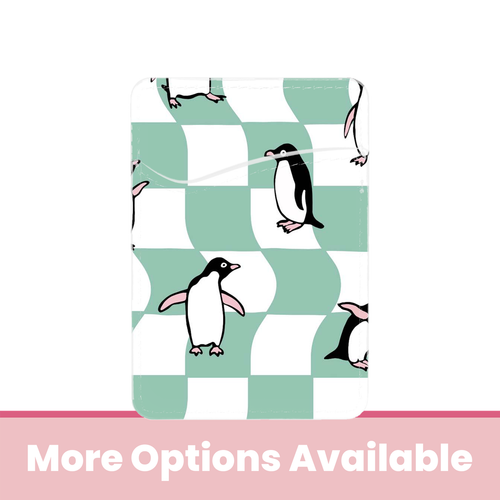 Puzzled Penguins Adhesive Rose Pocket