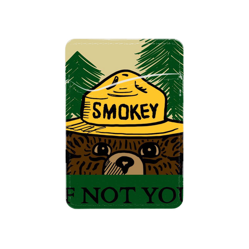 Smokey the Bear Adhesive Rose Pocket