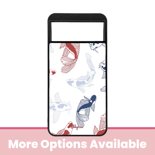 Koi Fish Pixel Phone Case
