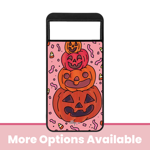 Pumpkin Party Pixel Phone Case