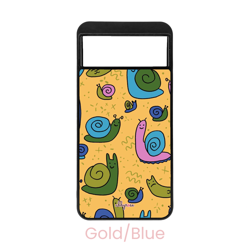Snail Party Pixel Phone Case
