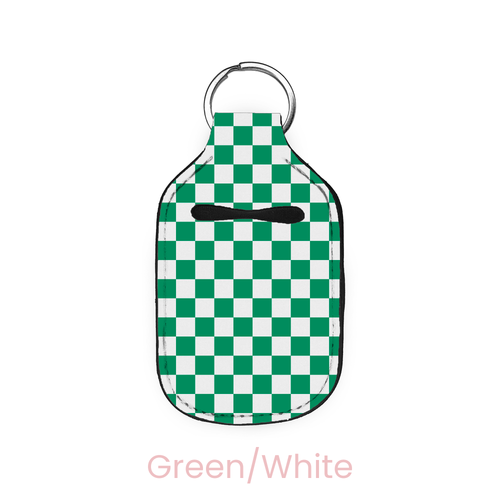 Checkered Hand Sanitizer Holder