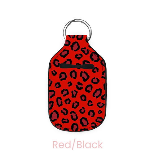 Cheetah Hand Sanitizer Holder