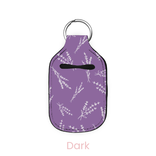 Lavender Ferns Hand Sanitizer Holder