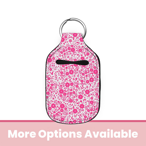 Poppy Flowers Hand Sanitizer Holder