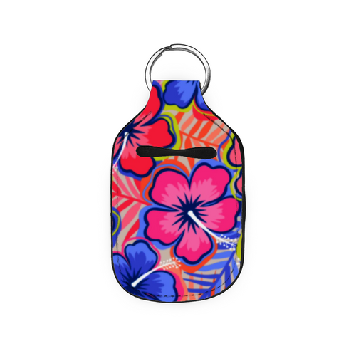 Fiji Flowers Hand Sanitizer Holder