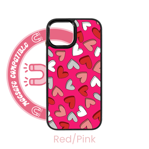 Heart Blocks MagSafe iPhone Case