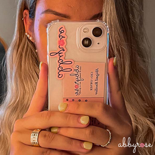 Close Out Clear iPhone Case