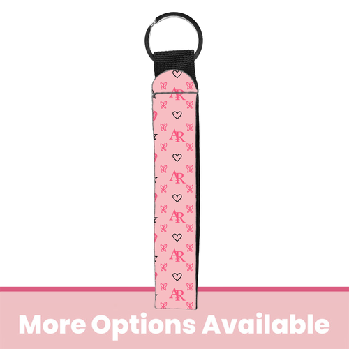 abbyrose Initials Wristlet Key Chain
