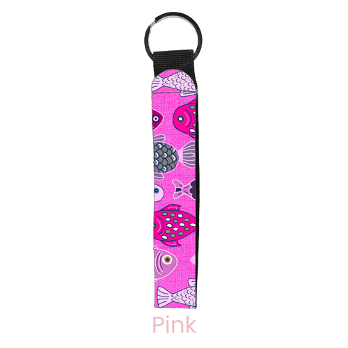 Fish Bowl Wristlet Key Chain