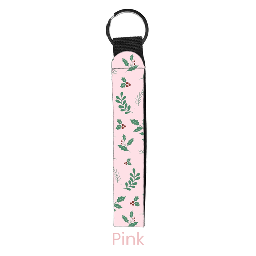 Holiday Berries Wristlet Key Chain
