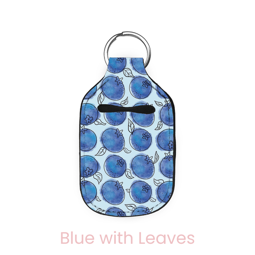Blueberry Doodles Hand Sanitizer Holder