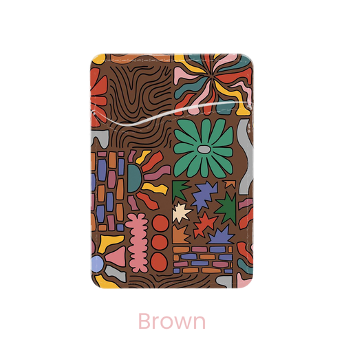 Quilted Adhesive Rose Pocket