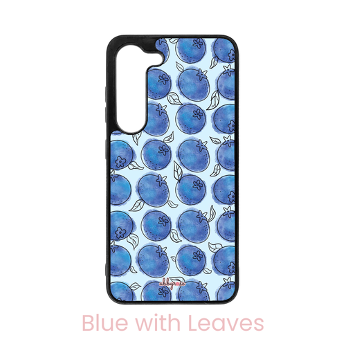 Blueberry Doodles Galaxy Phone Case