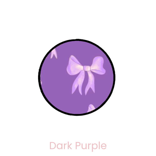 Purple Bows Adhesive Rose Grip