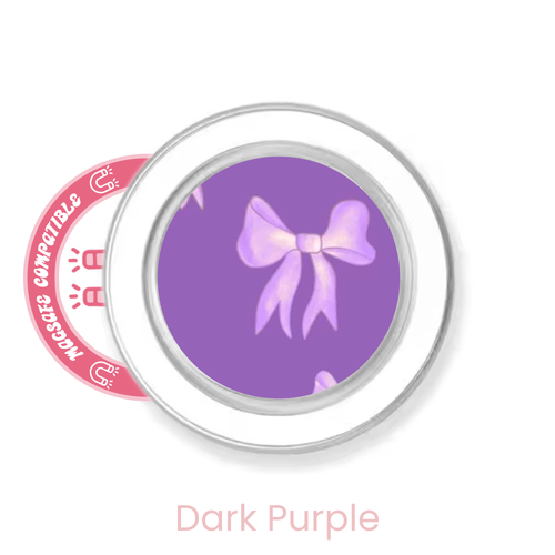 Purple Bows MagSafe Rose Grip