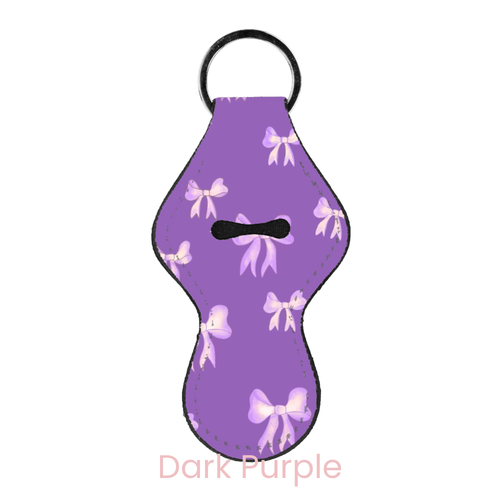 Purple Bows Lip Balm Holder