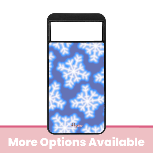 Aura Snowflakes Pixel Phone Case