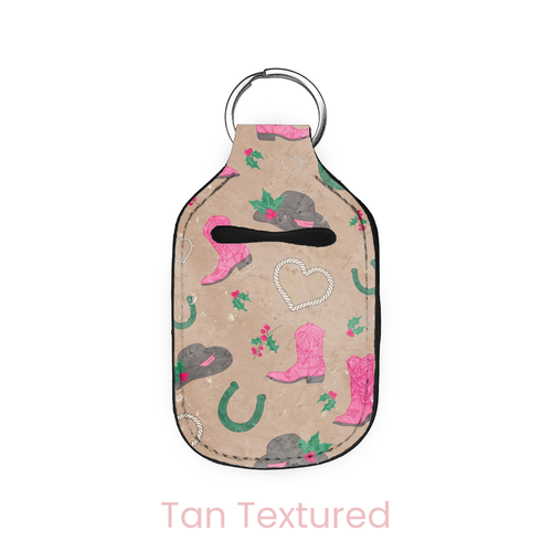 Cowgirl Christmas Hand Sanitizer Holder