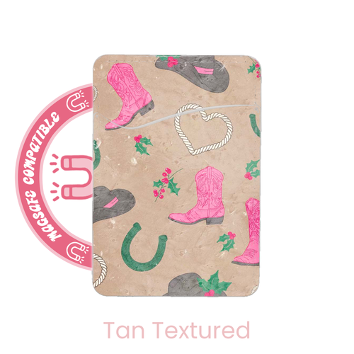 Cowgirl Christmas MagSafe Rose Pocket