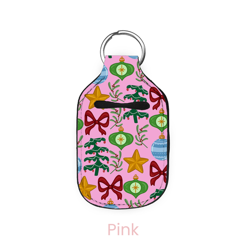 Quilted Christmas Hand Sanitizer Holder