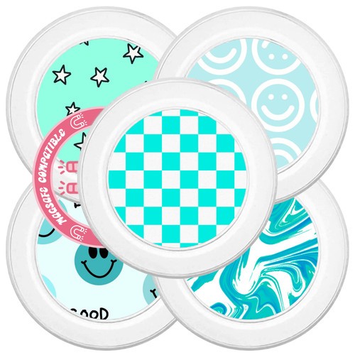 Teal MagSafe Rose Grip Collection