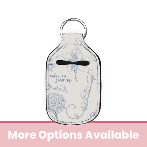 Affirmation Flowers Hand Sanitizer Holder
