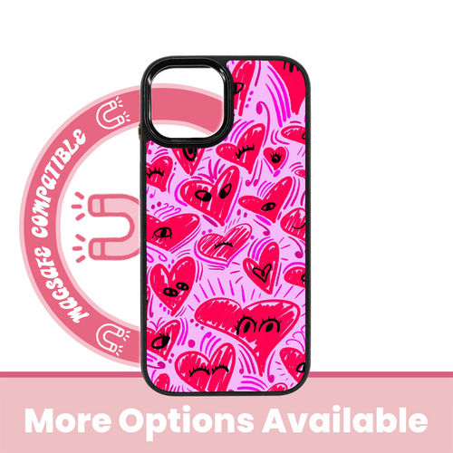 Heart Eyes MagSafe iPhone Case