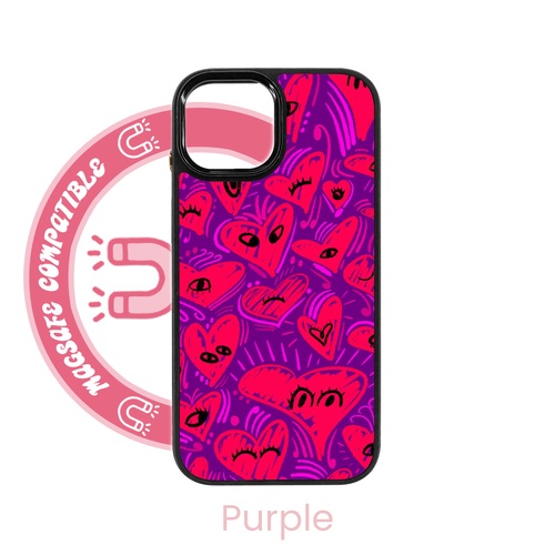 Heart Eyes MagSafe iPhone Case