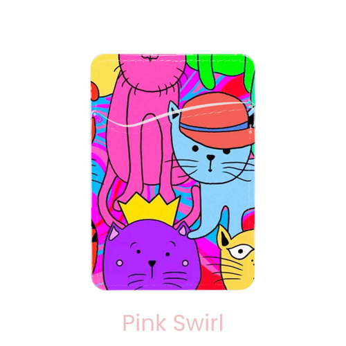 Cats in Hats Adhesive Rose Pocket