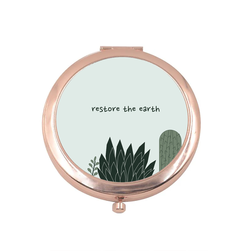 Cactus Garden Compact Mirror