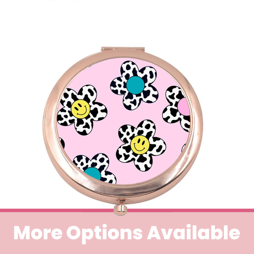 Cow Smilies Compact Mirror