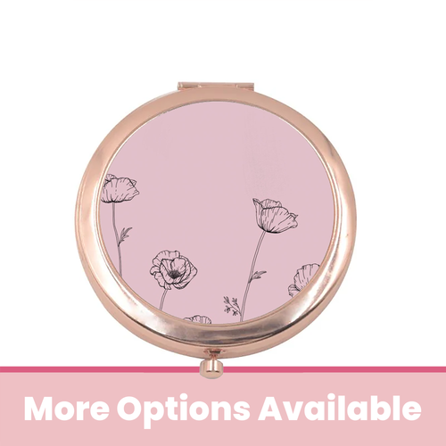 Dainty Flowers Compact Mirror