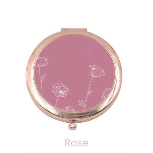 Dainty Flowers Compact Mirror